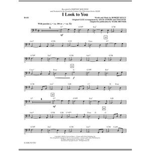 I Look To You - Bass