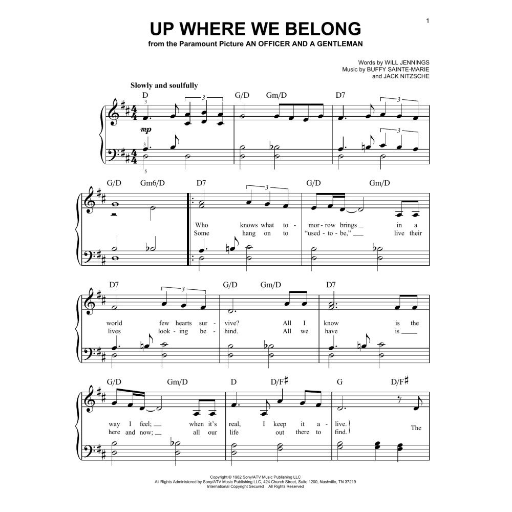 Up Where We Belong