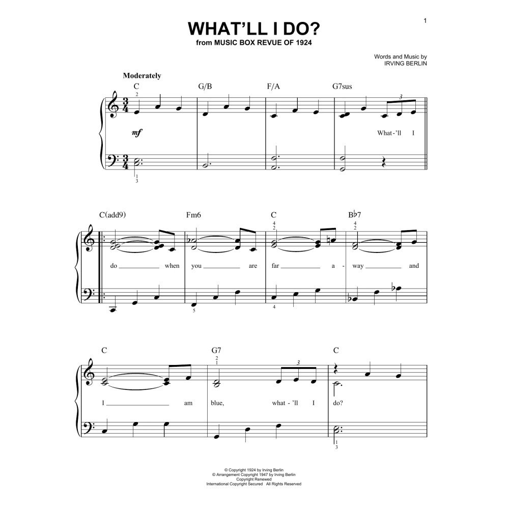 What'll I Do