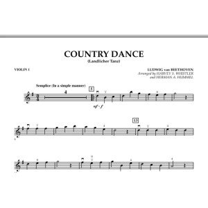 Country Dance (Landlicher Tanz) - Violin 1