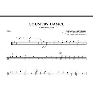 Country Dance (Landlicher Tanz) - Viola