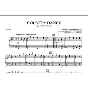 Country Dance (Landlicher Tanz) - Piano