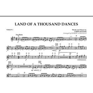 Land Of A Thousand Dances - Violin 1