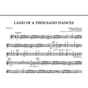 Land Of A Thousand Dances - Violin 2