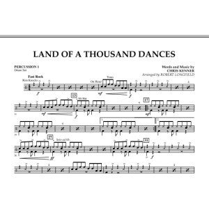 Land Of A Thousand Dances - Percussion 1