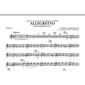 Allegretto (aus Sinfonie Nr. 7) - Violine 1