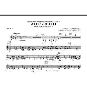 Allegretto (aus Sinfonie Nr. 7) - Violine 2