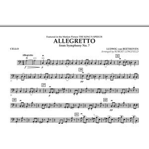 Allegretto (aus Symphonie Nr. 7) - Cello