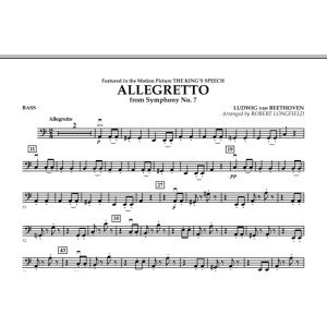 Allegretto (aus Sinfonie Nr. 7) - Bass