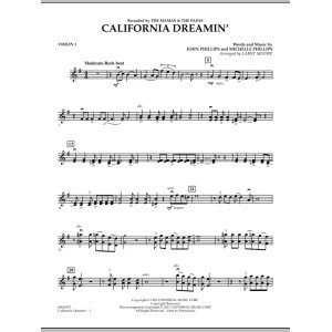 California Dreamin' - Violin 1