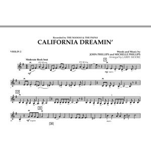 California Dreamin' - Violin 2