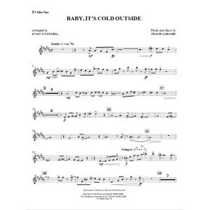 Baby, It''s Cold Outside - Eb Altsaxophon
