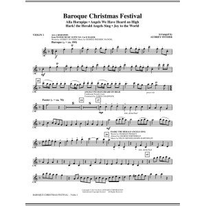 Baroque Christmas Festival (Medley) - Violin 1