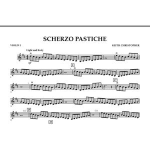 Scherzo Pastiche - Violin 1