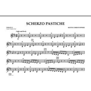 Scherzo Pastiche - Violin 3 (Viola Treble Clef)