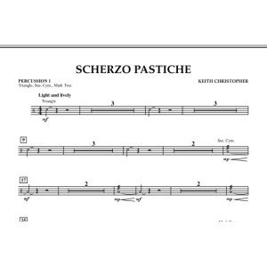 Scherzo Pastiche - Percussion 1