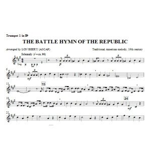 Battle Hymn Of The Republic - Trumpet 1