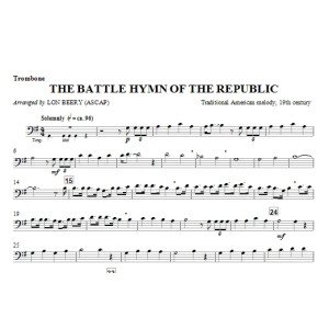 Battle Hymn Of The Republic - Trombone