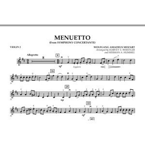 Menuetto (from Symphony Concertante) - Violin 2