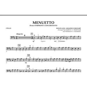 Menuetto (from Symphony Concertante) - Cello