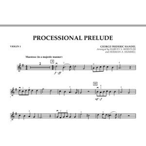 Processional Prelude - Violin 1