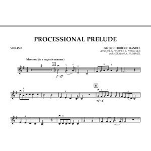Processional Prelude - Violin 2