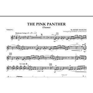 The Pink Panther (Theme) - Violin 2