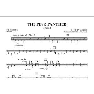 The Pink Panther (Theme) - Percussion 1