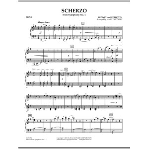 Scherzo from Symphony No. 4 - Piano