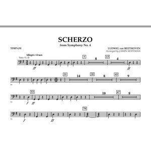 Scherzo from Symphony No. 4 - Timpani