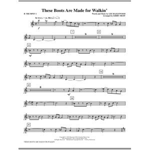These Boots Are Made For Walkin'' - Bb-Trompete 1