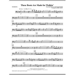 These Boots Are Made For Walkin' - Trombone