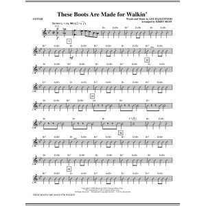These Boots Are Made For Walkin' - Guitar