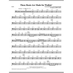 These Boots Are Made For Walkin' - Bass