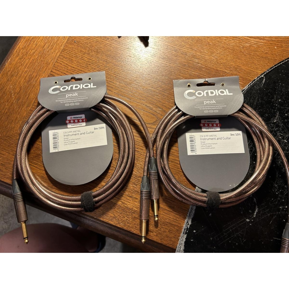 Cable para instrumento CORDIAL de la serie Peak Metal