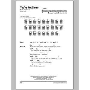 You're Not Sorry