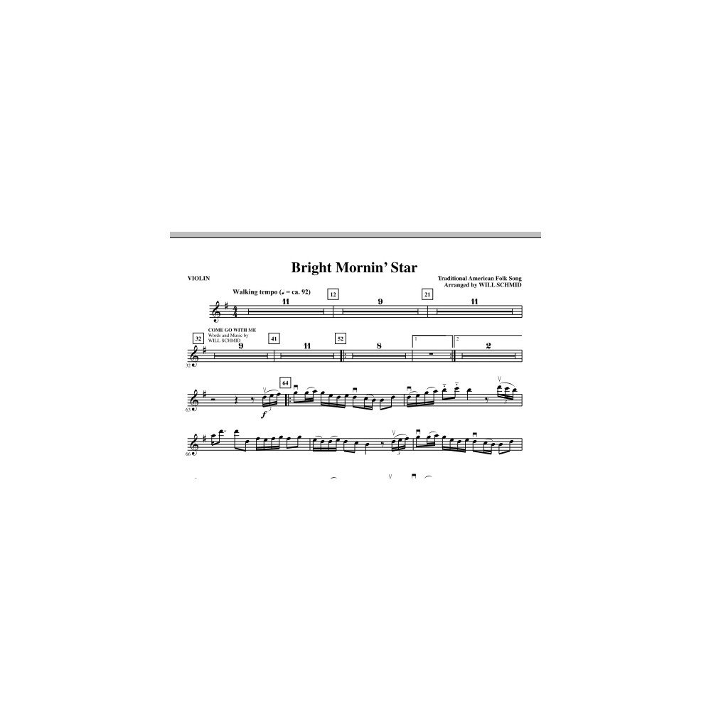 Bright Mornin' Star - Violin