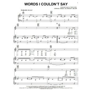 Words I Couldn't Say
