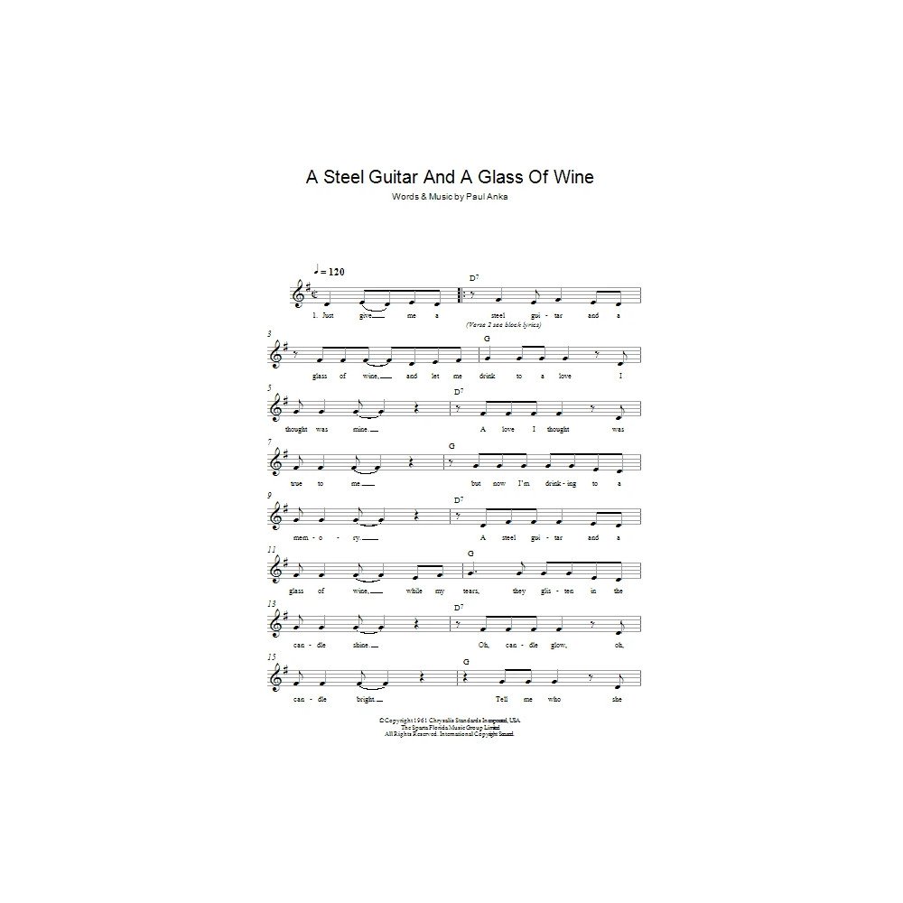 A Steel Guitar And A Glass Of Wine
