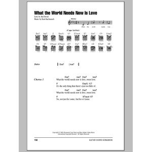 What The World Needs Now Is Love