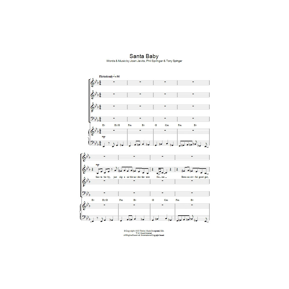 Santa Baby (arr. Jonathan Wikeley)