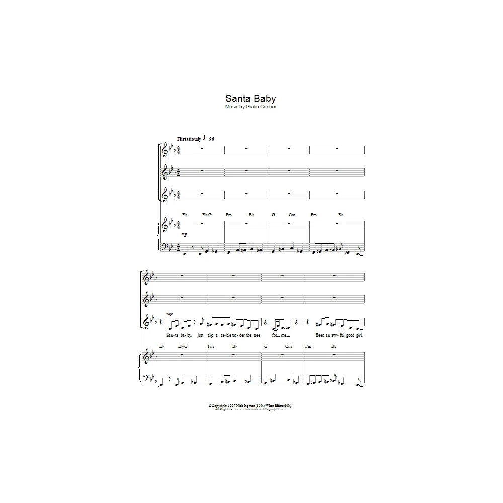 Santa Baby (arr. Jonathan Wikeley)