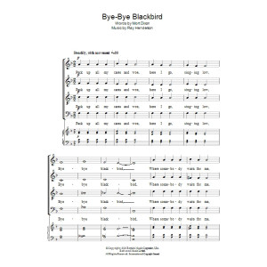 Bye Bye Blackbird