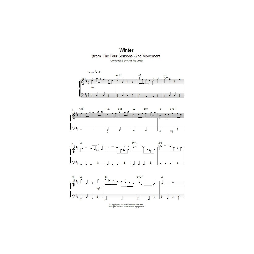 Winter (from The Four Seasons)
