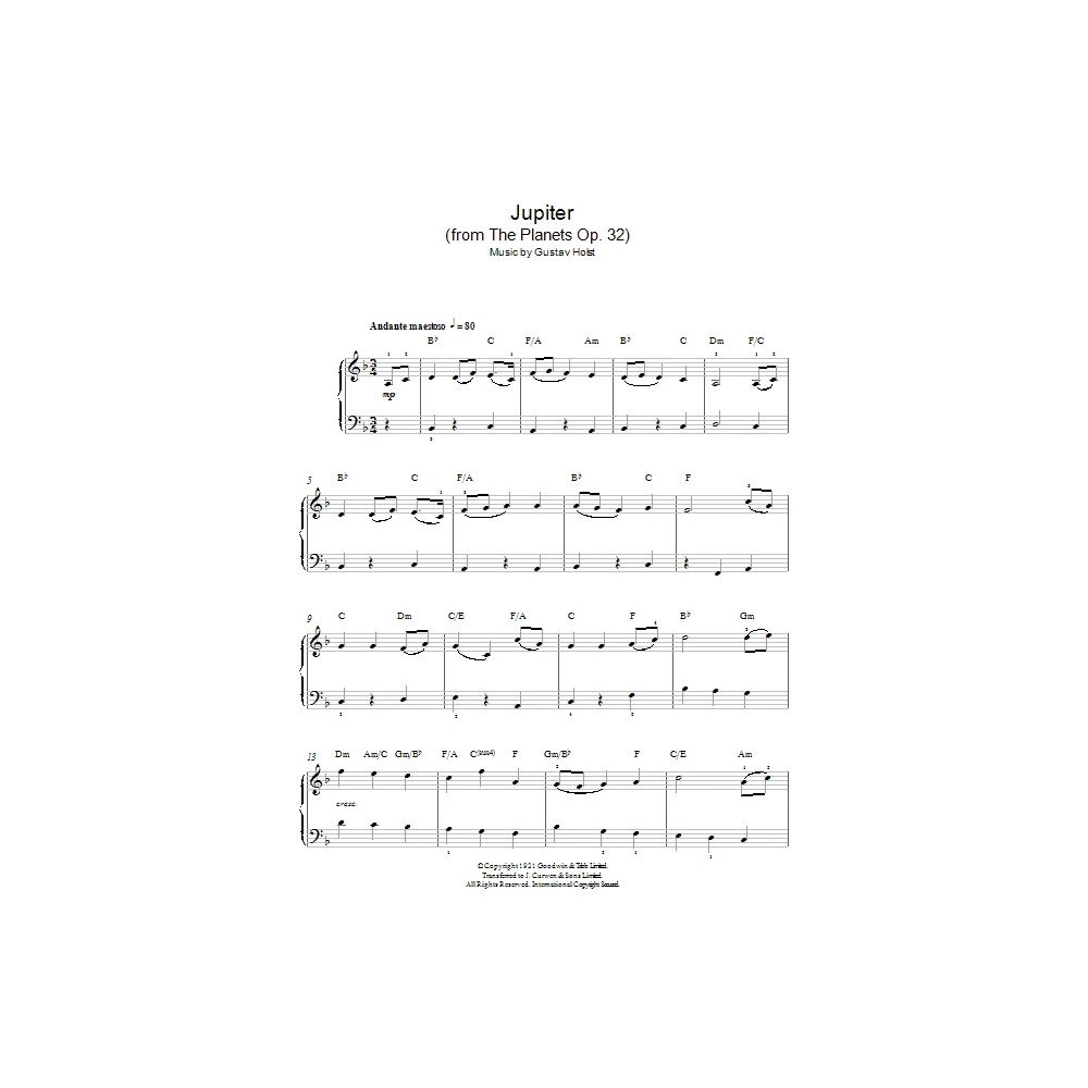 Jupiter (aus The Planets Op. 32)