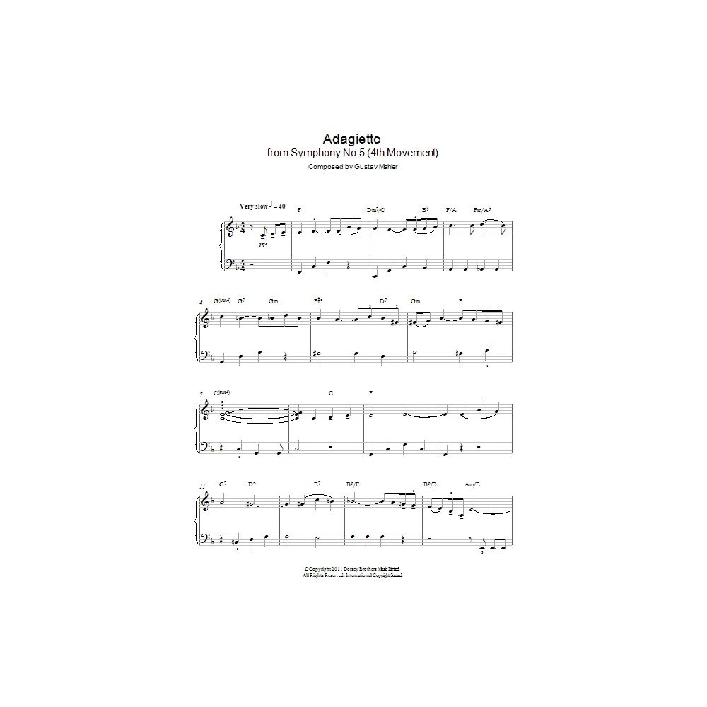 Adagietto from Symphony No.5 (4th Movement)
