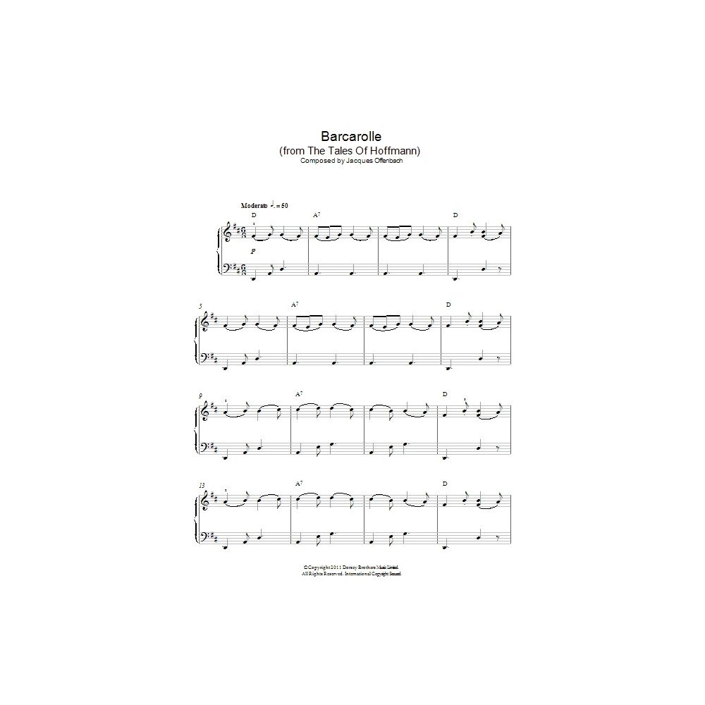Barcarolle (from The Tales Of Hoffmann)