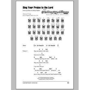 Sing Your Praise To The Lord