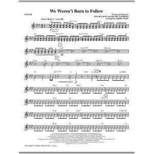 We Weren''t Born To Follow - Gitarre