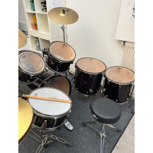 Black Gretsch Drum Kit